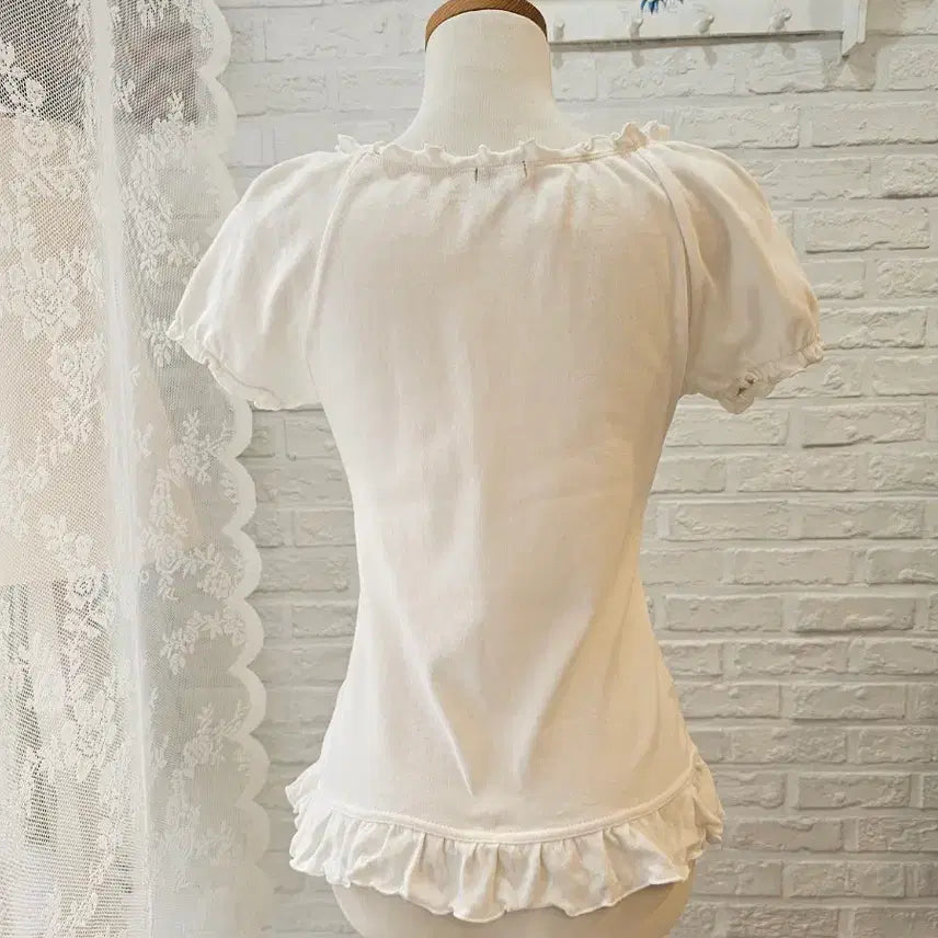 [SOLD OUT] 화이트면 블라우스