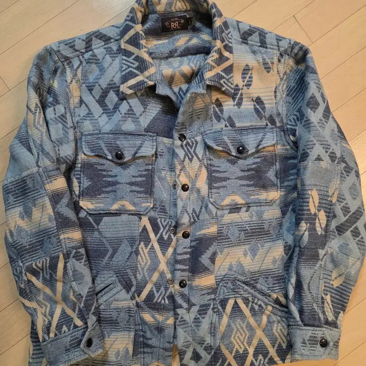 [BUNJANG] RRL Patchwork Aztec Pattern Shirt Jacket Outerwear XXL / RRL 랄프로렌 / 패치워크 셔츠형 아우터 자켓 / XXL