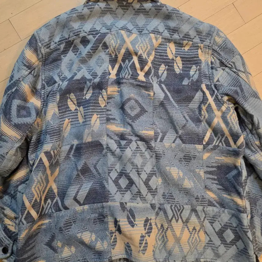 [BUNJANG] RRL Patchwork Aztec Pattern Shirt Jacket Outerwear XXL / RRL 랄프로렌 / 패치워크 셔츠형 아우터 자켓 / XXL