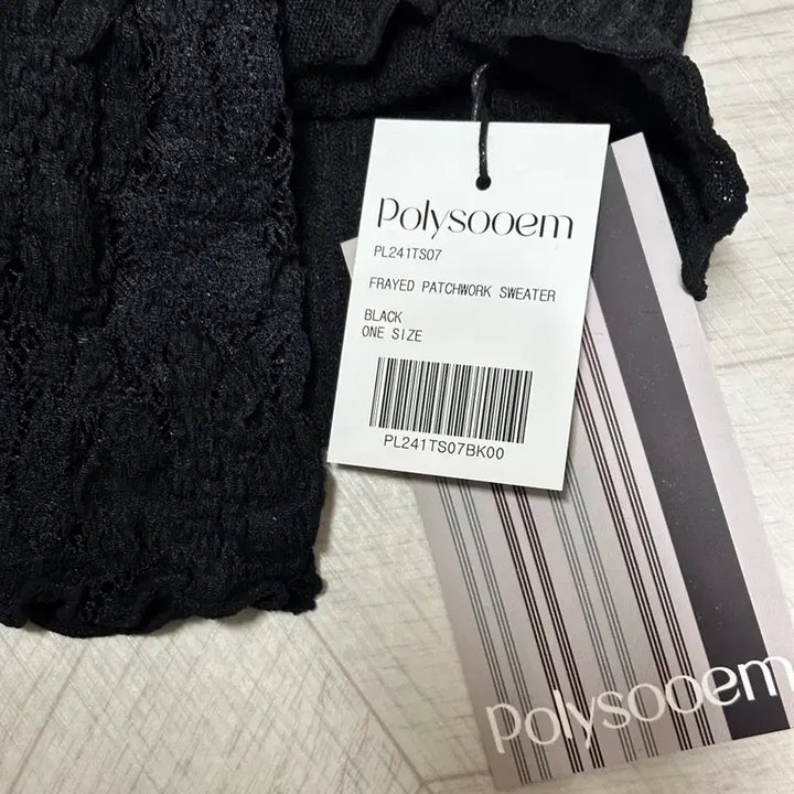 [BUNJANG] Pollysuem Lace Patchwork T-Shirt / 폴리수엠 티셔츠(새상품)정가 129,000원