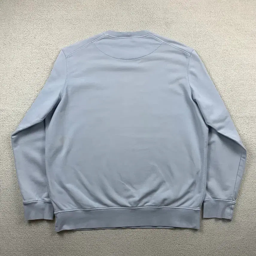 [BUNJANG] Stone Island Patch Crewneck Sweatshirt Sky Blue / 스톤아일랜드 와펜 패치 크루넥 맨투맨 스카이블루