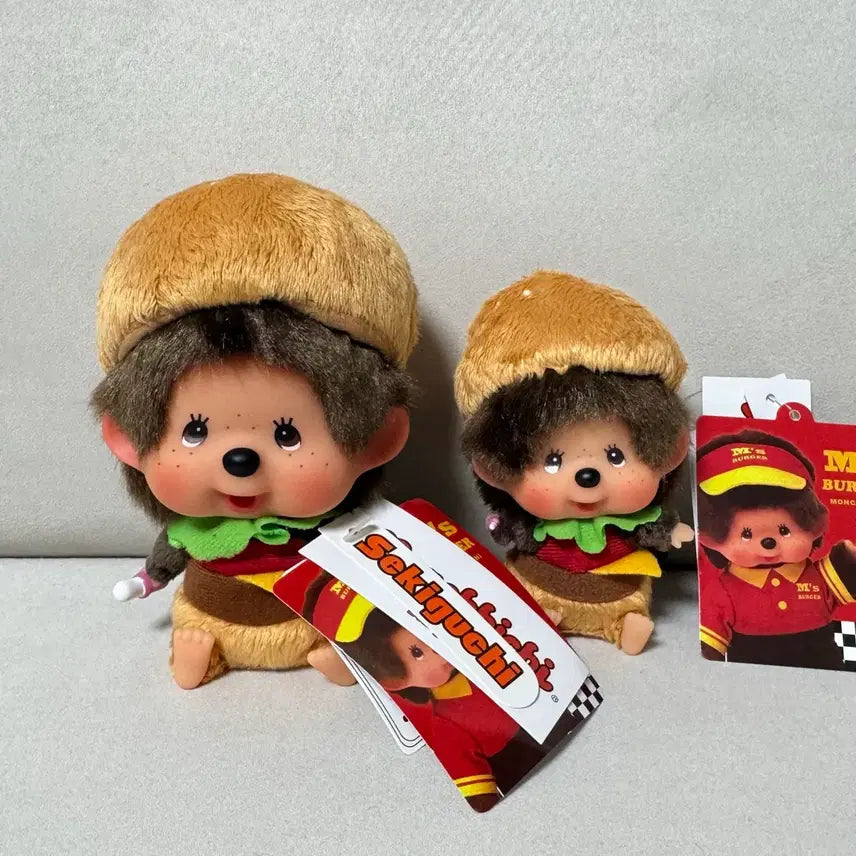 [BUNJANG] 햄버거 몬치치 + 키링 세트 / 햄버거 몬치치 키링