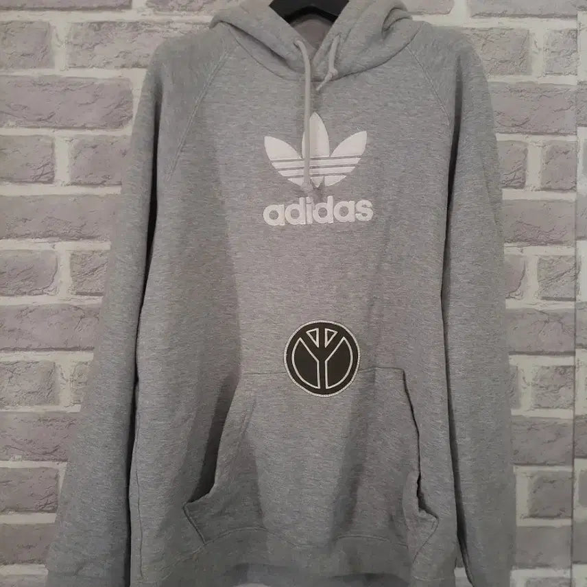 [BUNJANG] Adidas Grey Hoodie L / 아디다스 그레이 후드티L/알뜰한여우