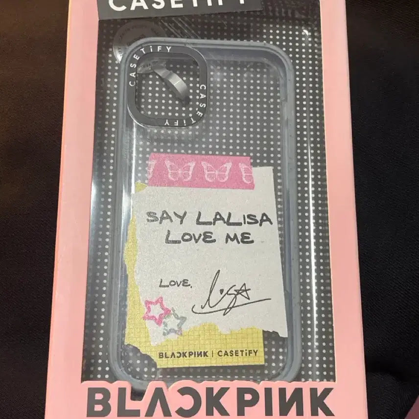 [SOLD OUT] 블랙핑크 리사 케이스티파이(아이폰12미니)