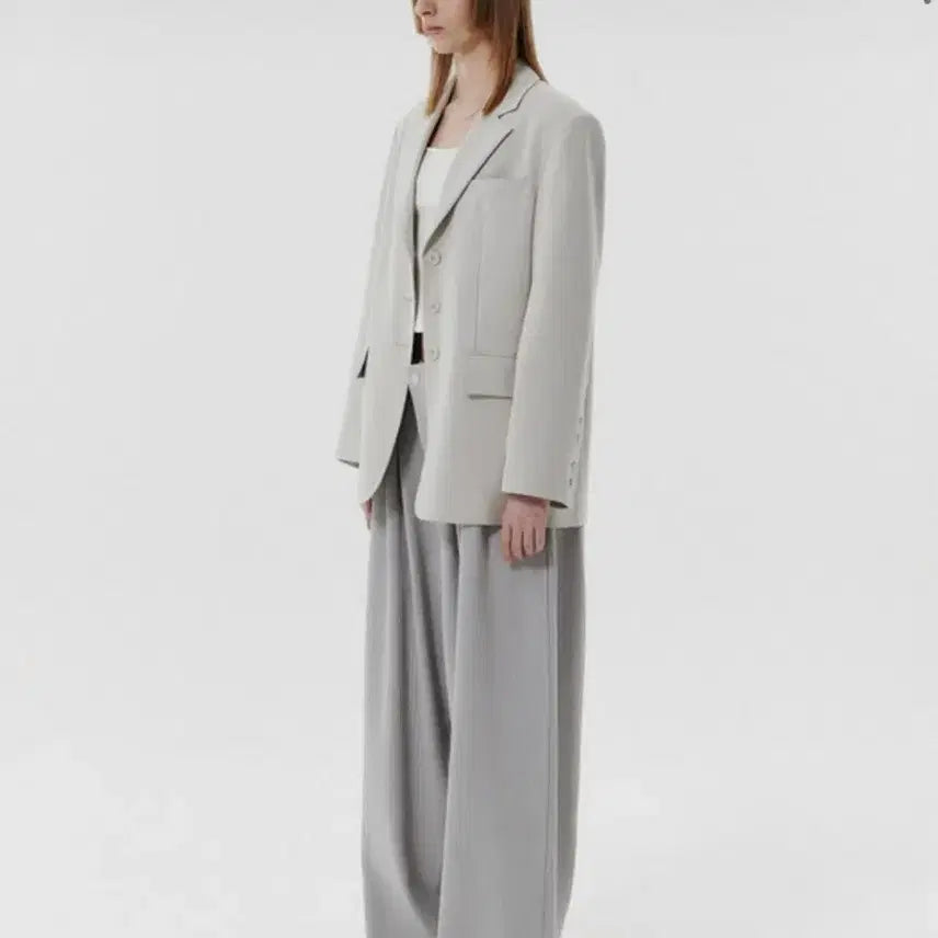 [BUNJANG] Theilma Keller Back Open Jacket Light Mint / 더일마 라이트민트 백오픈 자켓