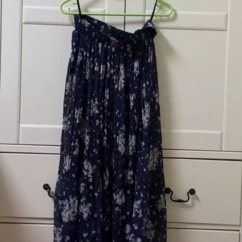 [BUNJANG] Mori Girl Floral Pattern Long Skirt / 모리걸 롱 스커트