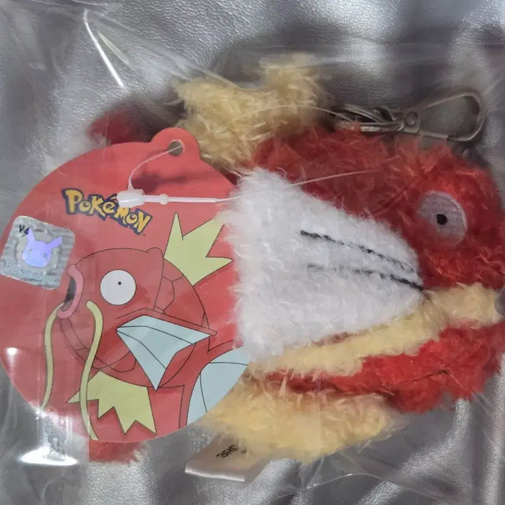 [BUNJANG] Pokemon Magikarp Flat Keychain Plush / [새상품] 포켓몬스터 납작 잉어킹 키링 인형