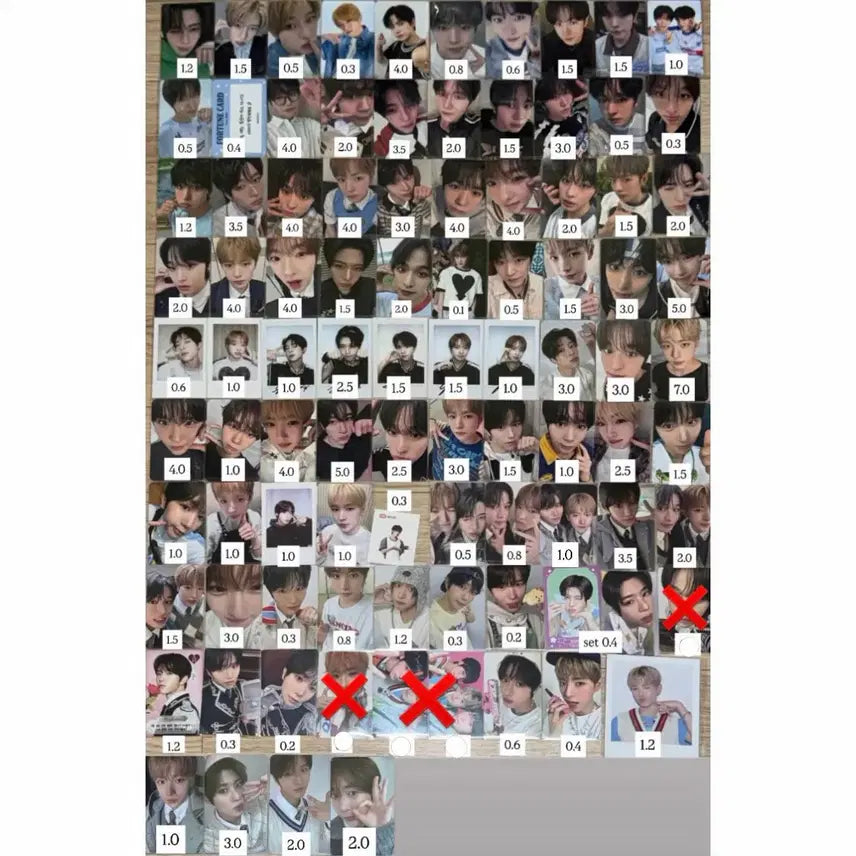 [SOLD OUT] 엔시티위시컬러리스트시그예사이즈위대만kms시온리쿠유우시재희료사쿠야포카