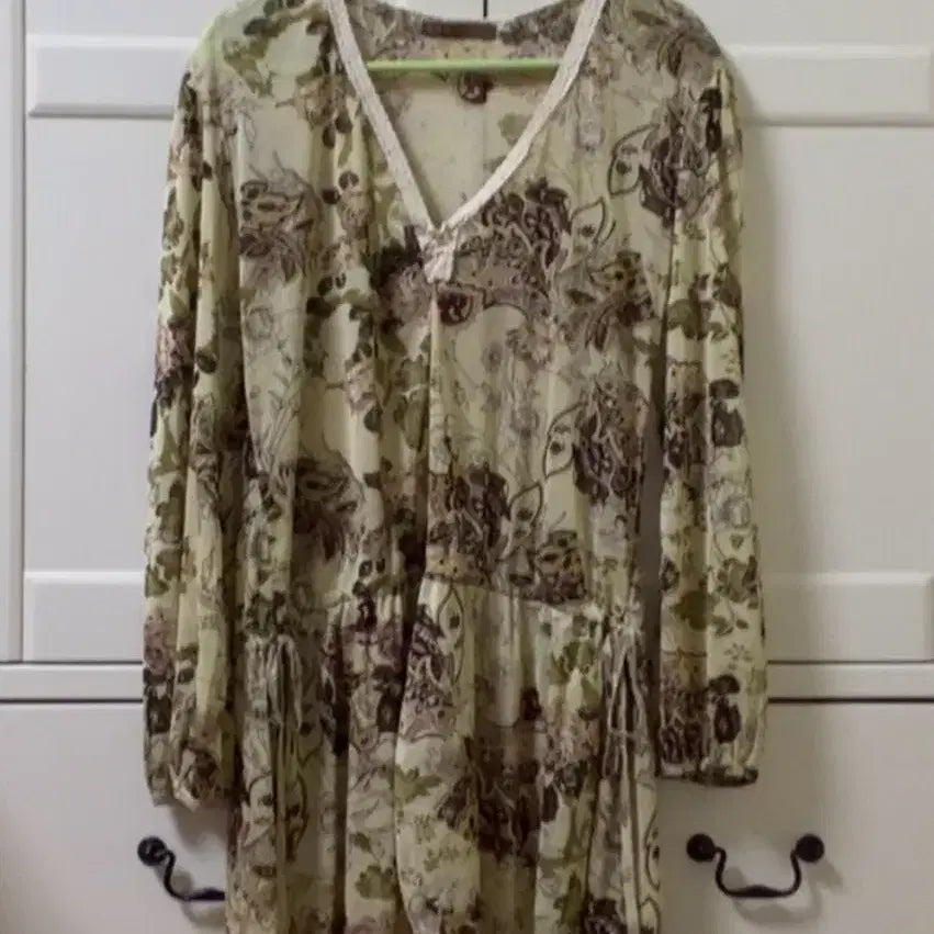 [BUNJANG] Fairy Oriental Long Sleeve Blouse / 페어리 오리엔탈 롱 슬리브, 블라우스