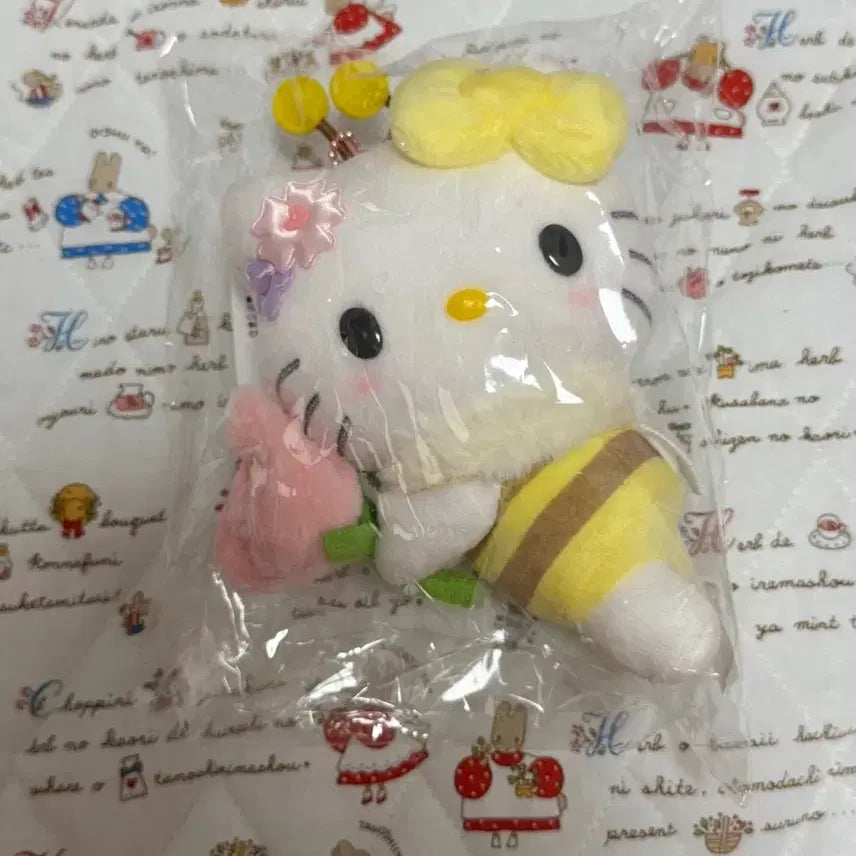 [BUNJANG] Sanrio Honey Series Kitty Mascot / 꽃이좋아 벌꿀시리즈 키티 마스코트