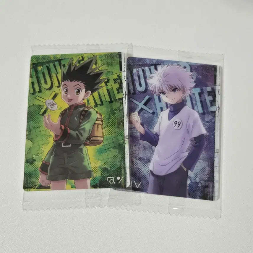 [BUNJANG] Hunter x Hunter Itajaga Wafer Card Set - Gon &amp; Killua / (일괄) 헌터헌터 이타자가 이타쟈가 웨하스카드 4탄 - 곤 키르아