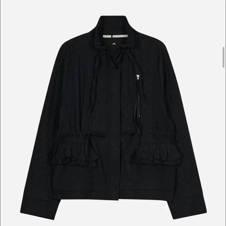 [BUNJANG] Typeservice String Trimmed Lace Jacket - Black / 타입서비스 String Trimmed Lace Jacket 블랙