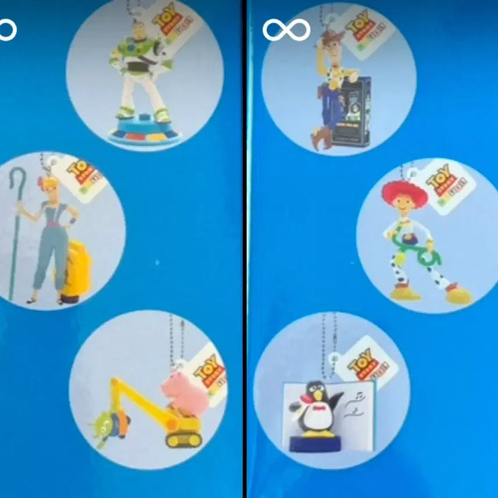 [BUNJANG] Toy Story Character Figure Keyring Set / 토이스토리 캐릭터 피규어 키링 6종세트