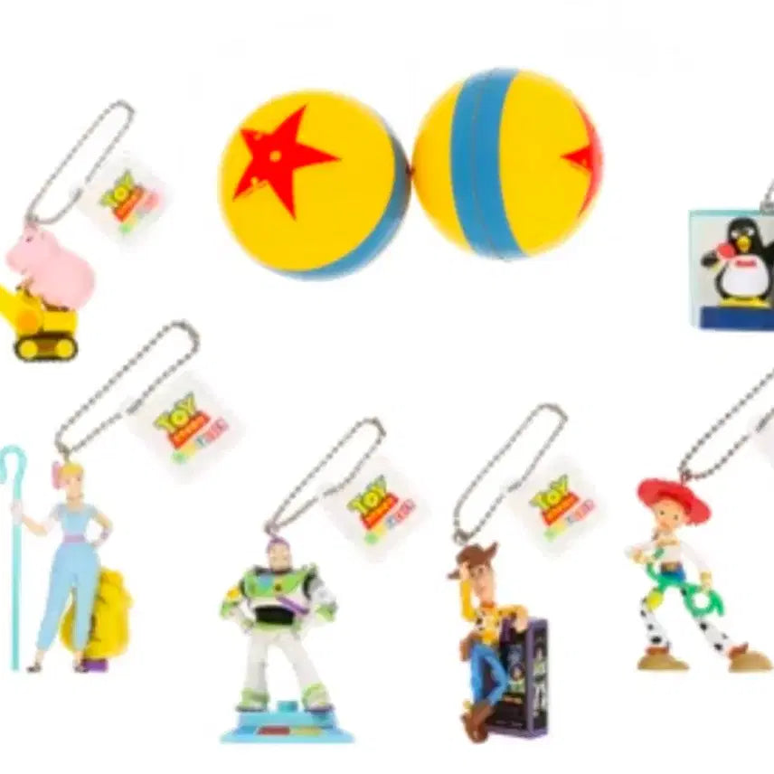 [BUNJANG] Toy Story Character Figure Keyring Set / 토이스토리 캐릭터 피규어 키링 6종세트