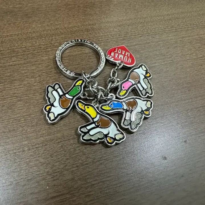 [BUNJANG] Human Made Flying Duck Keyring Silver / 휴먼메이드 플라잉 덕 키링 실버 humanmade 키체인 오리키링