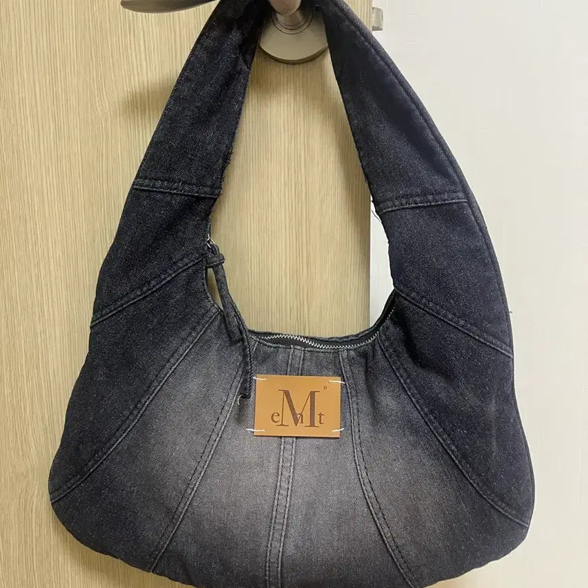 [BUNJANG] MUSEENT Denim Shoulder Bag (Dark Indigo) - New / 뮤센트 데님 숄더백 흑청 새상품