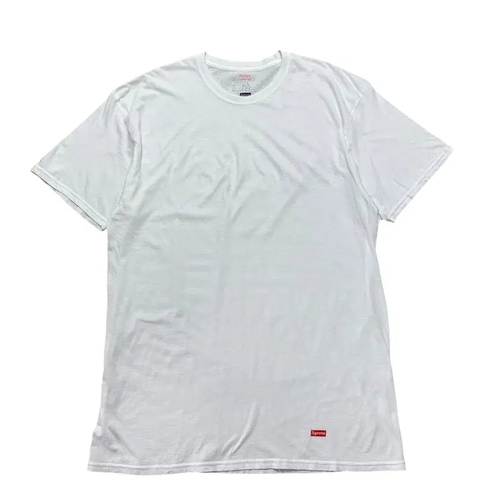 [BUNJANG] Supreme x Haynes White T-Shirt / 슈프림 헤인즈 흰색 반팔 티셔츠