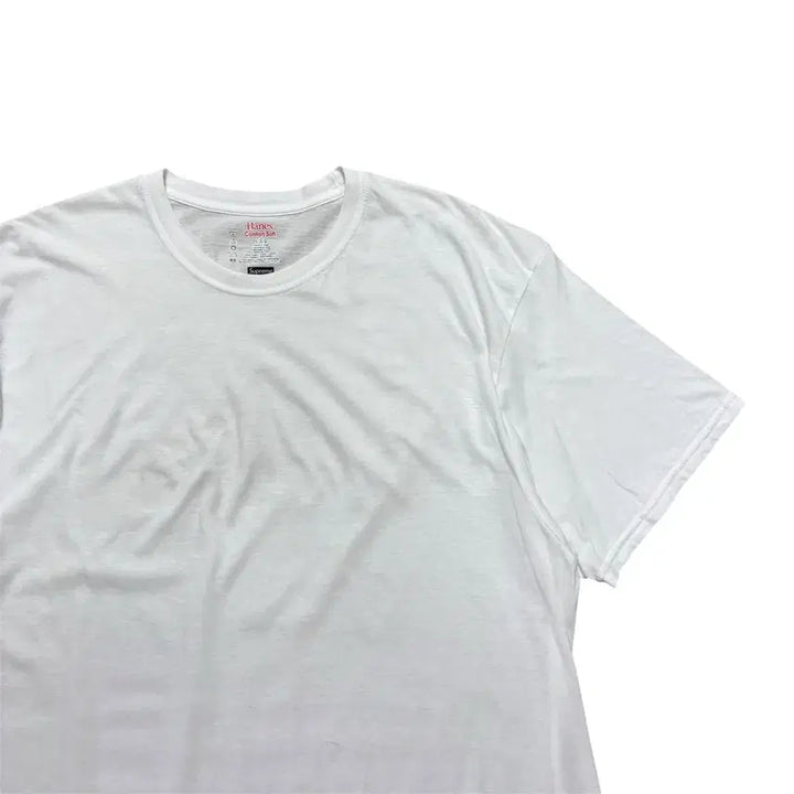 [BUNJANG] Supreme x Haynes White T-Shirt / 슈프림 헤인즈 흰색 반팔 티셔츠