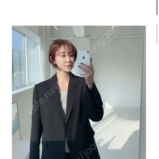 [BUNJANG] Mimisiel Waffle Texture Jacket / 미미씨엘 자켓