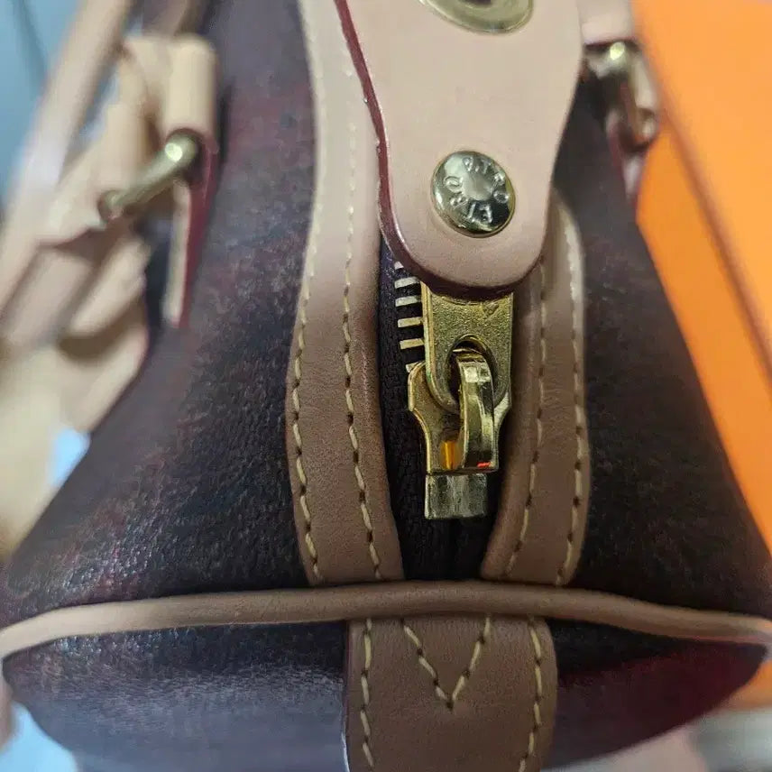 [BUNJANG] Etro Paisley Boston Bag Brown / 에트로 페이즐리 보스턴백 브라운