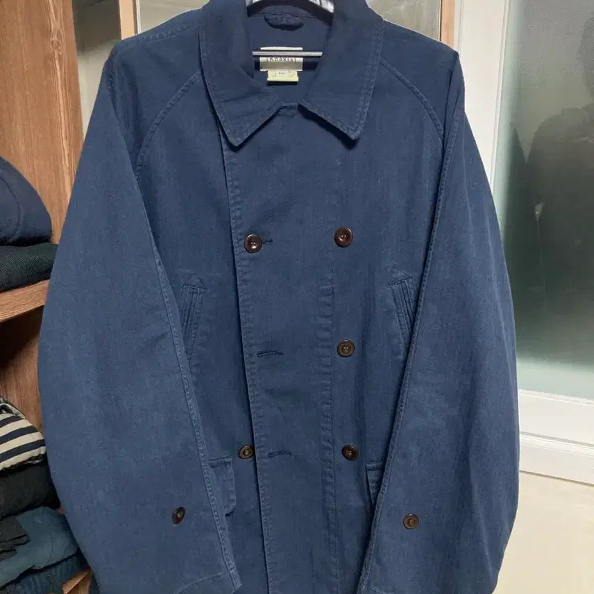 [BUNJANG] Carharts Double Chore Coat Navy Size S / 카키스 더블 초어 코트 네이비 S사이즈