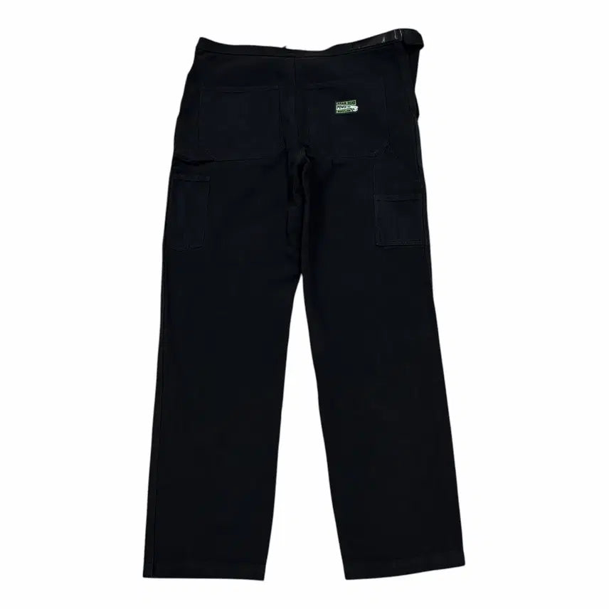 [SOLD OUT] 브레인데드 블랙 워시드 카펜터 트라우저 팬츠 바지 XL