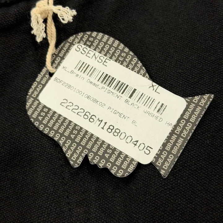 [SOLD OUT] 브레인데드 블랙 워시드 카펜터 트라우저 팬츠 바지 XL