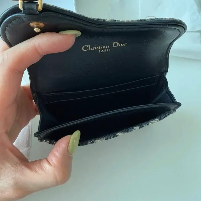 [BUNJANG] Dior Oblique Saddle Card Wallet / 디올 오블리크 새들 카드지갑 풀박스