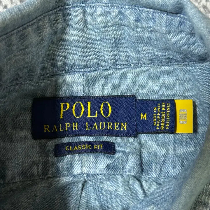 [BUNJANG] Polo Ralph Lauren Chambray Shirt M / [정품 QR] 폴로 랄프로렌 샴브레이 셔츠 M
