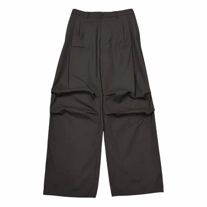 [BUNJANG] Inspector Wool Parachute String Pants Brown 34 / 인스펙터 울 파라슈트 스트링 팬츠 바지 브라운 34