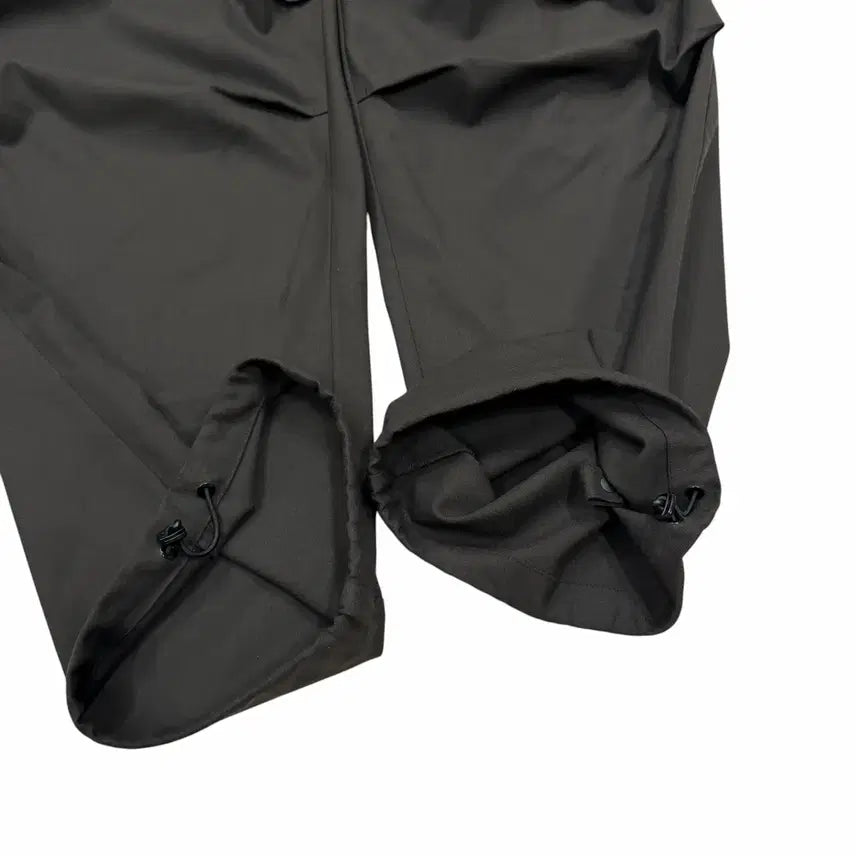 [BUNJANG] Inspector Wool Parachute String Pants Brown 34 / 인스펙터 울 파라슈트 스트링 팬츠 바지 브라운 34