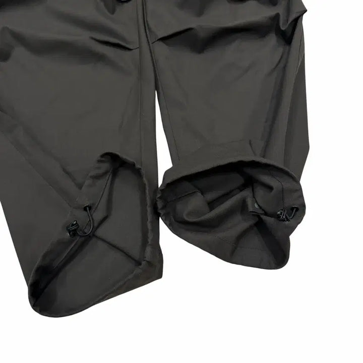 [BUNJANG] Inspector Wool Parachute String Pants Brown 34 / 인스펙터 울 파라슈트 스트링 팬츠 바지 브라운 34