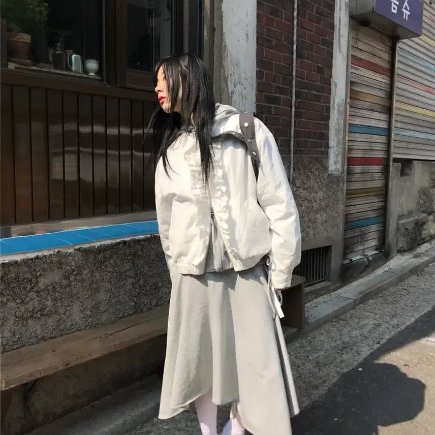 [BUNJANG] HBD Frill Zip-up Jacket / 히피디피 프릴집업