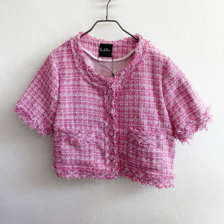 [BUNJANG] Lap Tweed Jacket / 프리) 랩 트위드 자켓