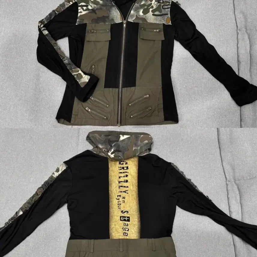 [BUNJANG] Vintage Camo Zip-up Jacket / 빈티지 카모 집업
