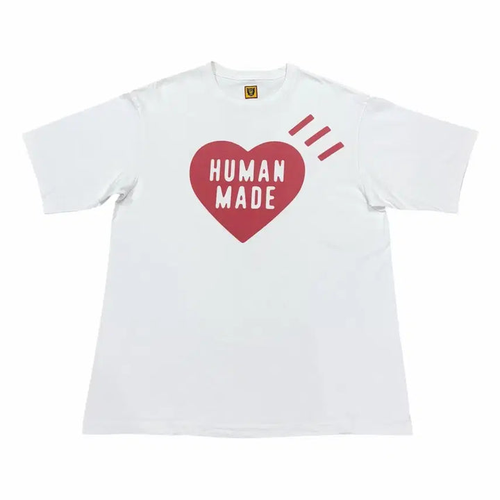 [BUNJANG] Human Made Daily Date Short Sleeve T-shirt / 휴먼메이드 데일리 날짜 반팔티 화이트 L
