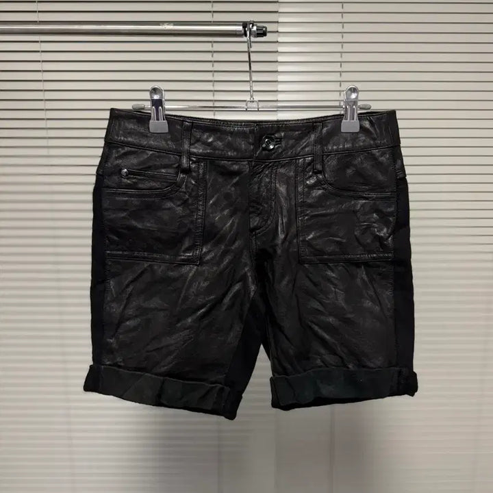 [BUNJANG] radiate Lambskin Panel Shorts / radiate 램스킨 패널 쇼츠
