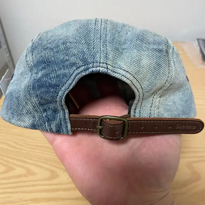 [BUNJANG] Supreme Washed Chino Camp Cap - Dirty Indigo / (새상품) 슈프림 워시드 치노 캠프캡 더티 인디고