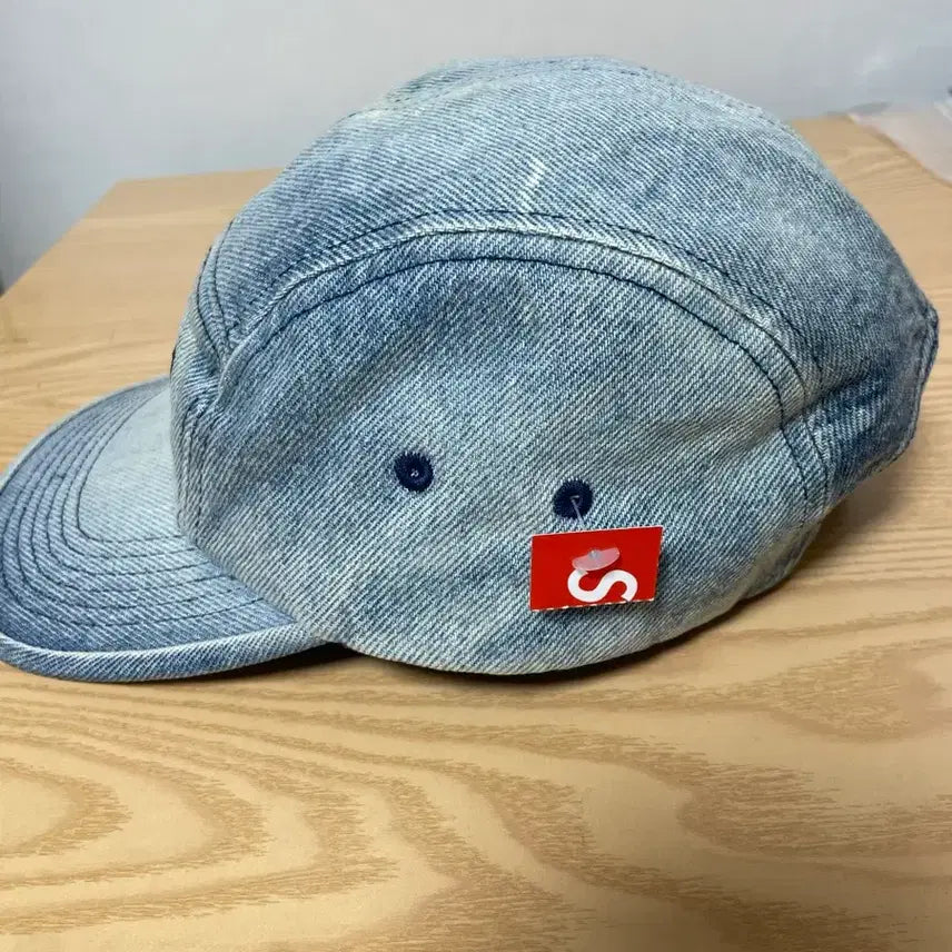 [BUNJANG] Supreme Washed Chino Camp Cap - Dirty Indigo / (새상품) 슈프림 워시드 치노 캠프캡 더티 인디고