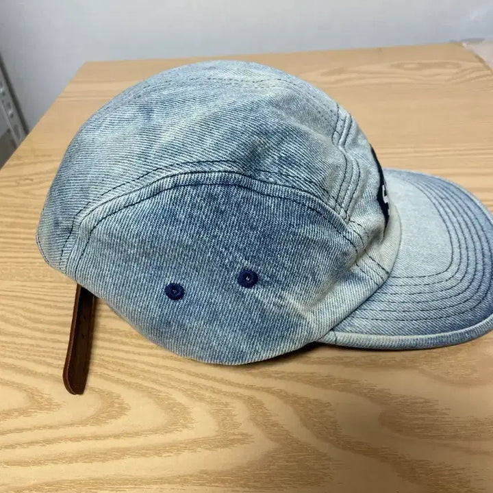 [BUNJANG] Supreme Washed Chino Camp Cap - Dirty Indigo / (새상품) 슈프림 워시드 치노 캠프캡 더티 인디고