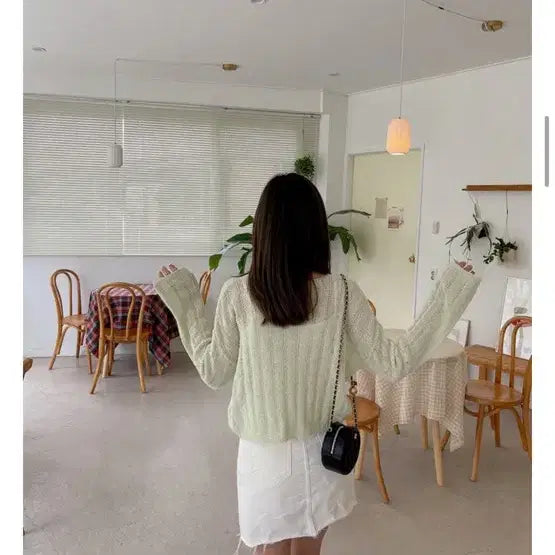 [BUNJANG] Liri &amp; Co Summer Knit Crop Top / 리리앤코 여름 니트 3사이즈
