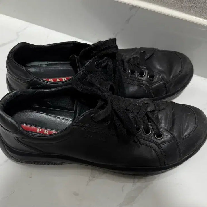 [BUNJANG] Prada Leather Sneakers / 프라다 레더 스니커즈