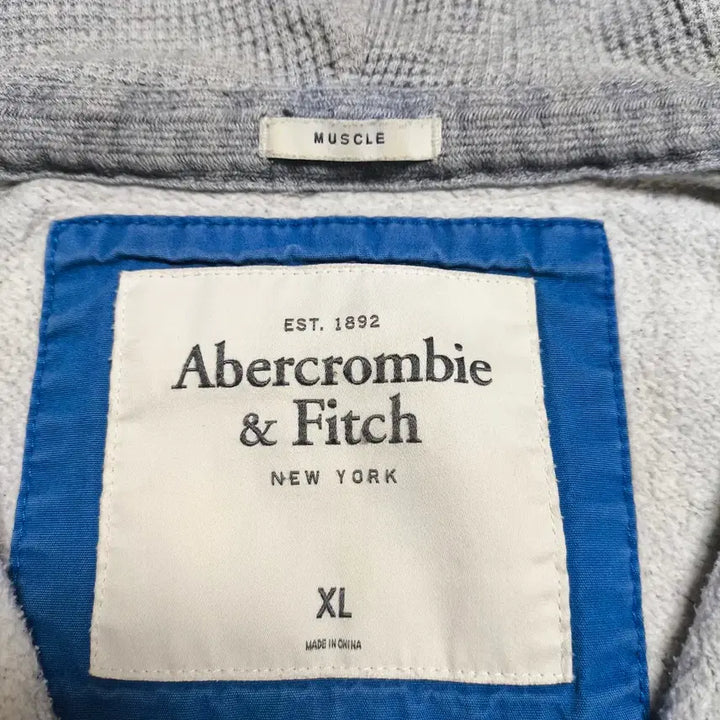 [BUNJANG] Abercrombie Distressed Hoodie Zip-up / [XL] 아베크롬비(Abercrombie) 디스트로이드 후드집업