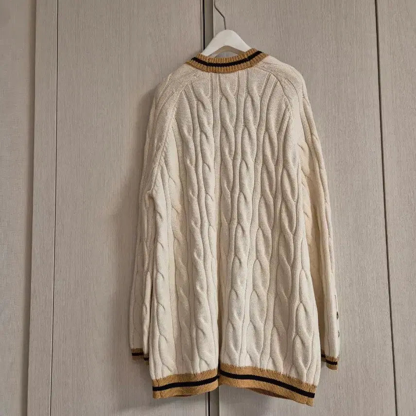 [BUNJANG] System Cable Knit Cardigan / 시스템 케이블 가디건