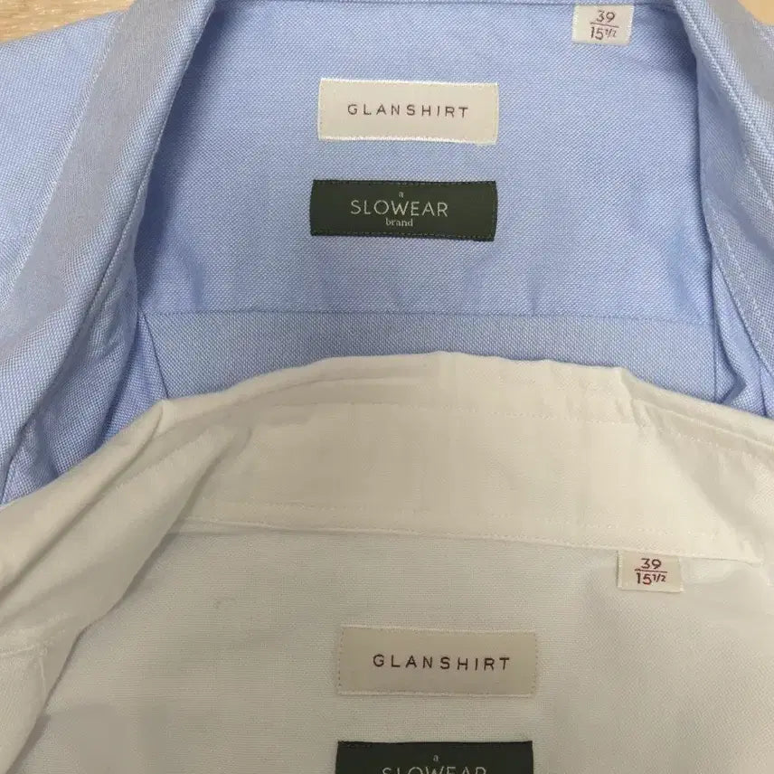 [BUNJANG] Slowear Glanshirt Oxford Shirt Bundle Set / Slowear Glanshirt 옥스포드 셔츠 2벌 일괄 판매