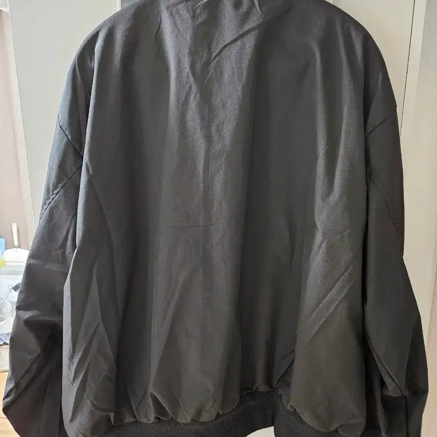 [BUNJANG] Black Basic Bomber Jacket / 블랙 기본 스타일 봄버 자켓