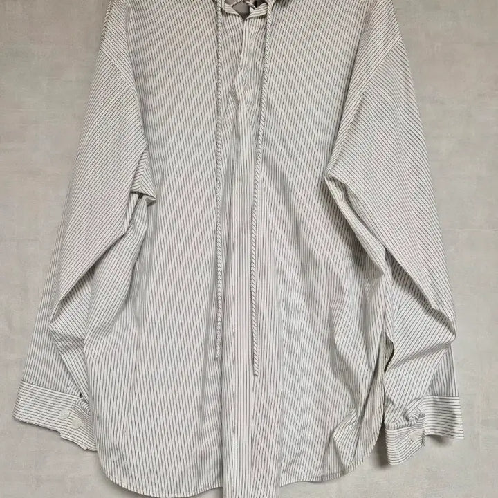 [BUNJANG] Time Lace-Up Oversized Shirt / 타임 백레이스업 오버사이즈셔츠