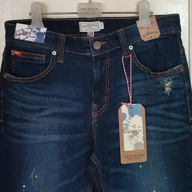 [BUNJANG] Vintage Straight Leg Jeans / 청바지32 스판 남성 빈티지 일자 청바지 데님 사계절 새상품