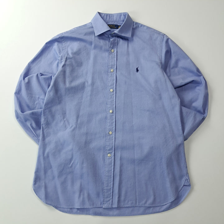 [SOLD OUT] CK408 L 폴로 트윌 스프레드칼라 클래식블루 셔츠 남방