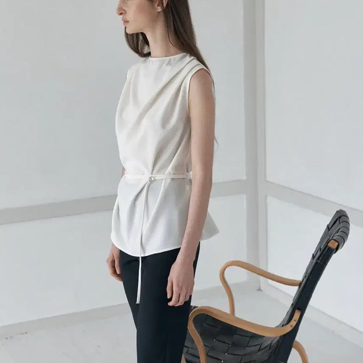 [BUNJANG] Archaic Silky Blouse / 아르카익 실키 블라우스 (새상품)